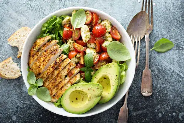 Chicken Caprese Salad