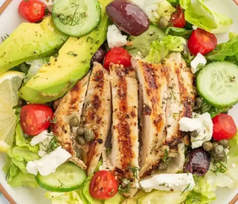 greek chook salad recipe
