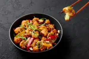 Kung Pao cauliflower⁣ recipe