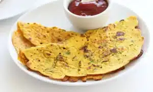 Mom’s Chickpea Flour Pancakes