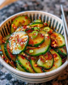 Spicy Korean Cucumber Salad: A Flavorful and Refreshing Delight