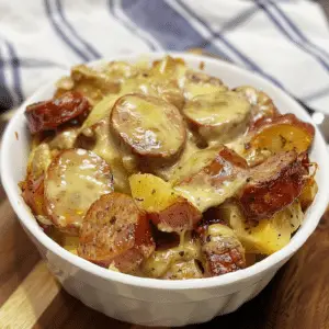 Slow Cooker Sausage and Potato Casserole