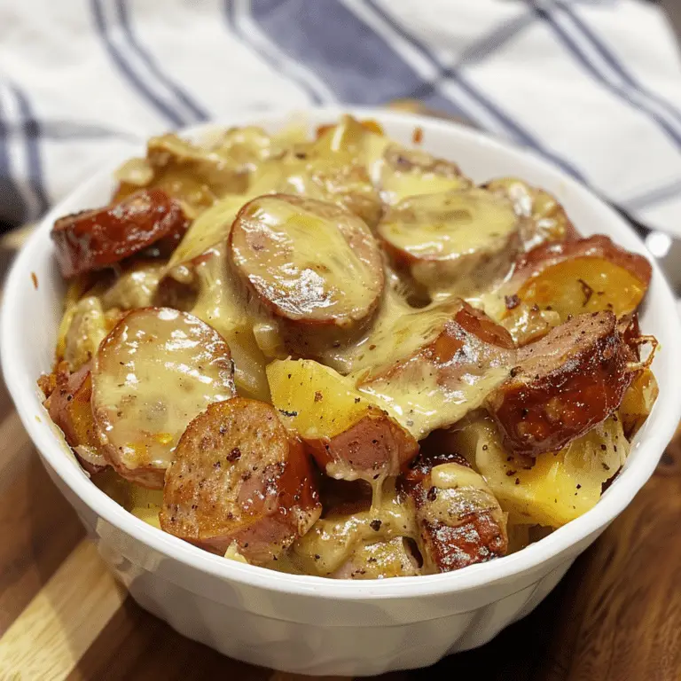 Slow Cooker Sausage and Potato Casserole