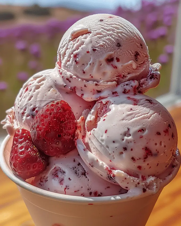 Strawberry Sensation Ice Cream