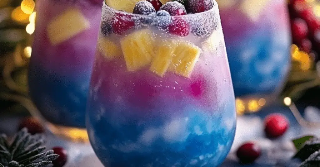 Festive Aurora Frost Christmas Punch