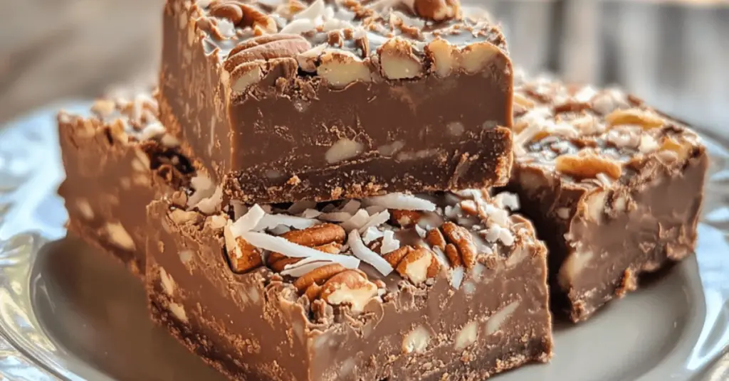 German Chocolate Fudge