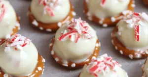 Peppermint Bark Pretzel Bites: A Sweet & Salty Holiday Treat