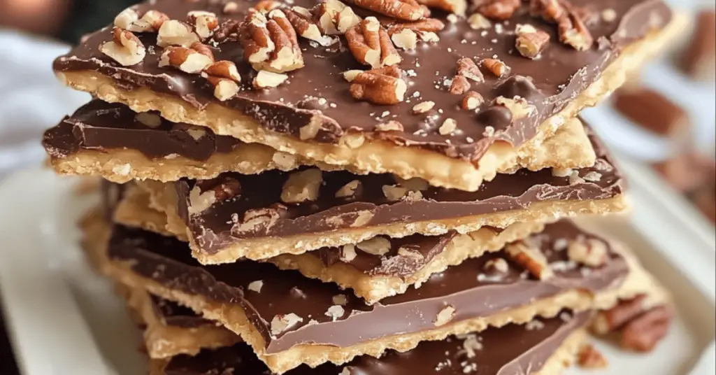 Christmas Crack (Saltine Cracker Toffee)