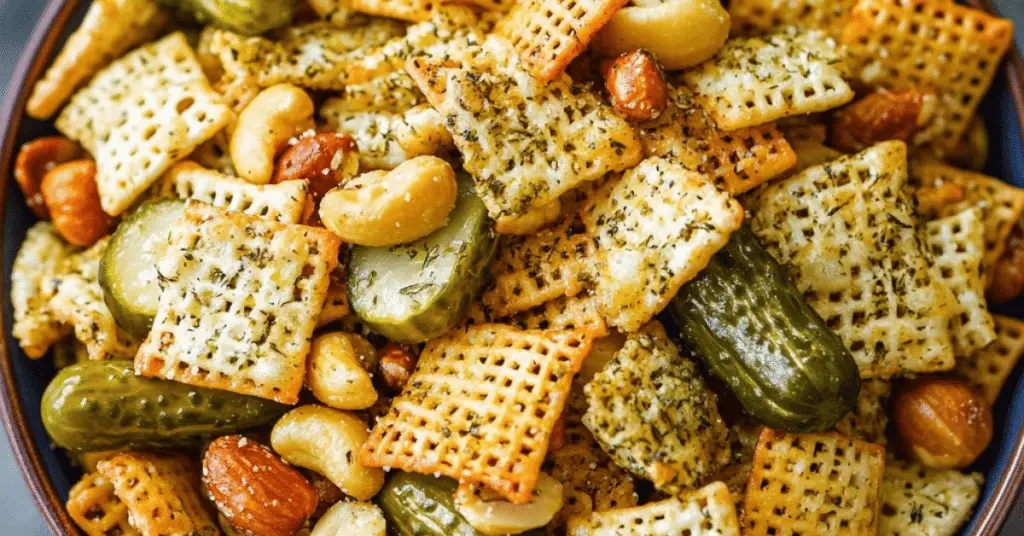 Dill Pickle-Inspired Snack Mix Recipe