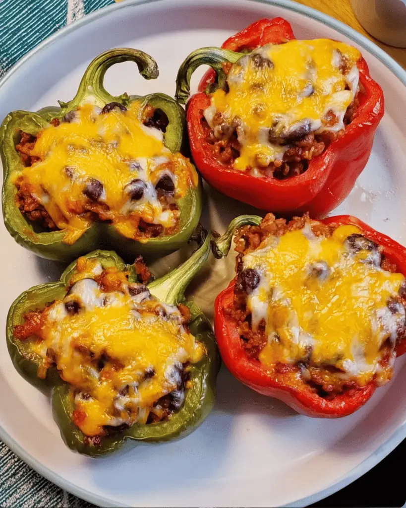 Cooking taco filling for Taco Stuffed Peppers
