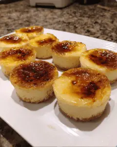 Mini Crème Brûlée Cheesecakes